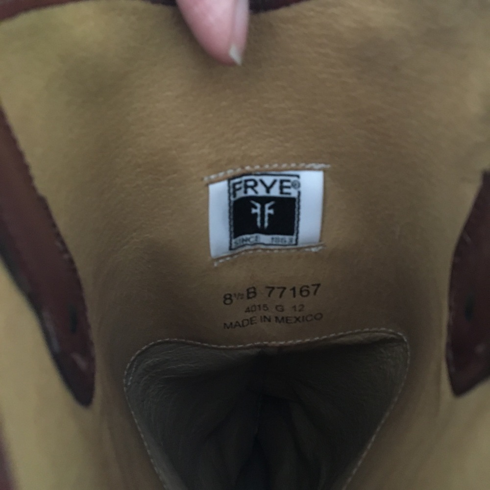 EUC Frye Melissa button boots in Cognac 8 1/2 - Picture 8 of 12